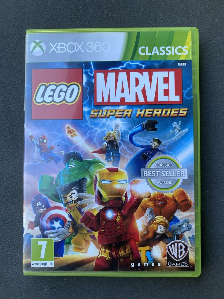 Gra Lego Marvel Super Heroes Xbox 360 X360 pudełkowa dla dzieci PL