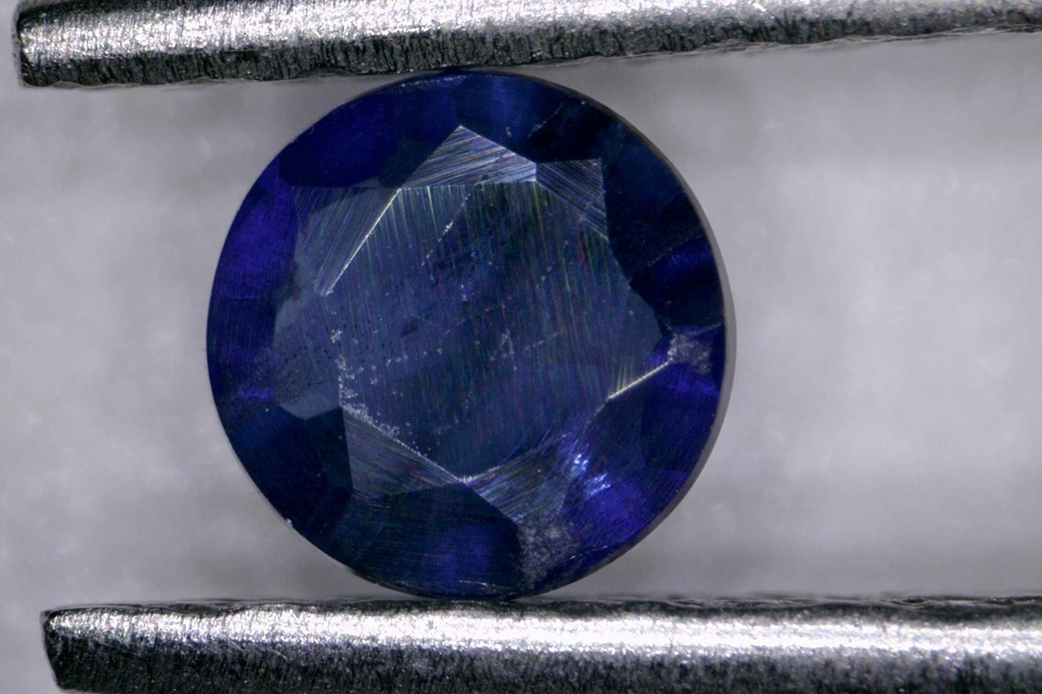 Szafir 0.14ct Niebieski Okrągły