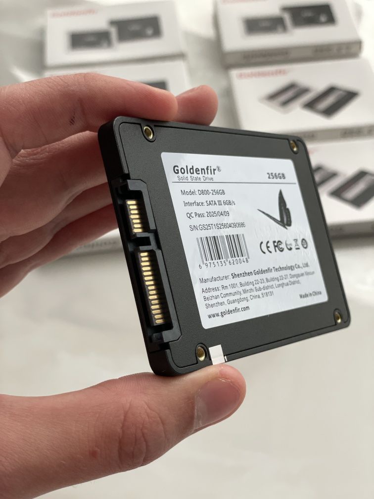 ‼️ Новий SSD SATA III 128 Гб, Ssd-накопичувач, сата, ссд диск Goldenfi