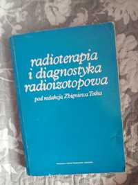 Radioterapia i diagnostyka radioizotopowa stara książka