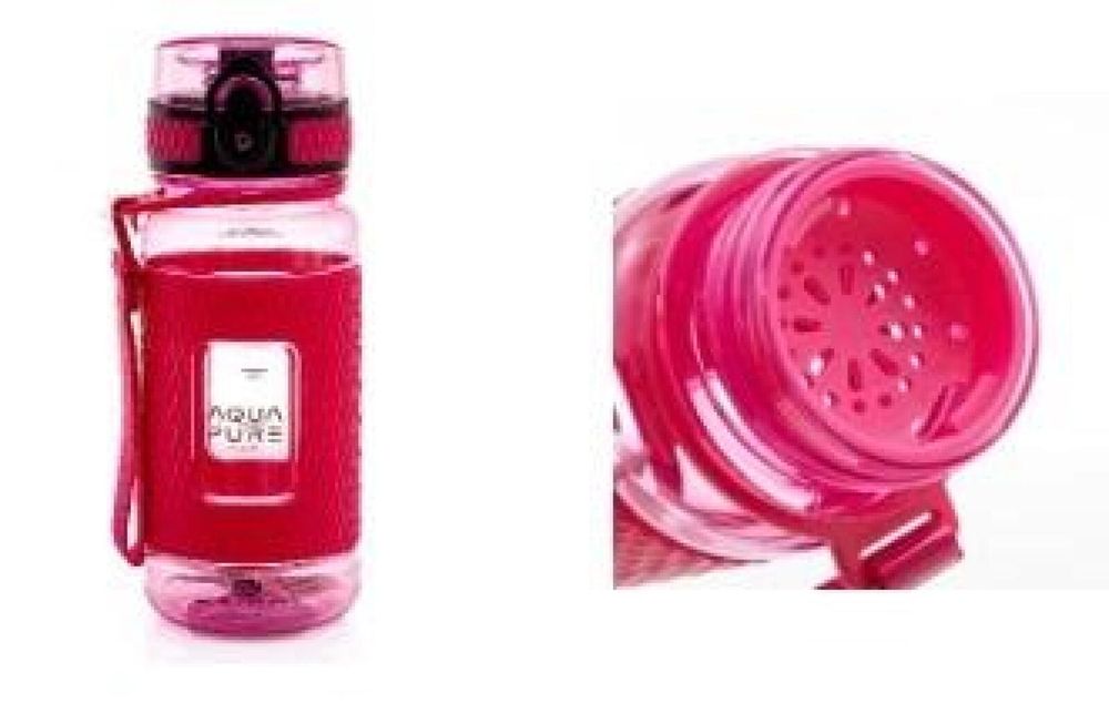 Bidon Aqua Pure 400ml neon pink ASTRA ASTRA papiernicze pudełko,
