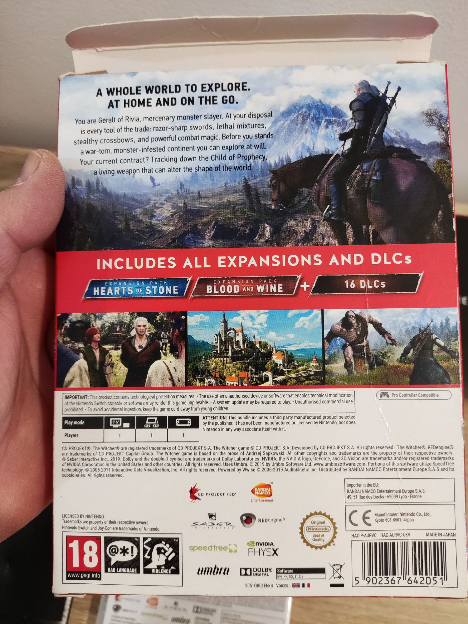 The Witcher wild hunt edição completa nintendo switch