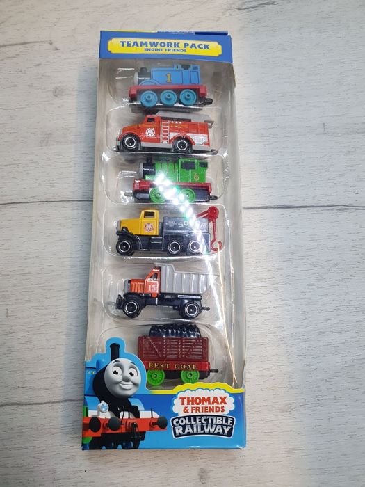 Tomek i przyjaciele samochody zabawkowe 6 sztuk