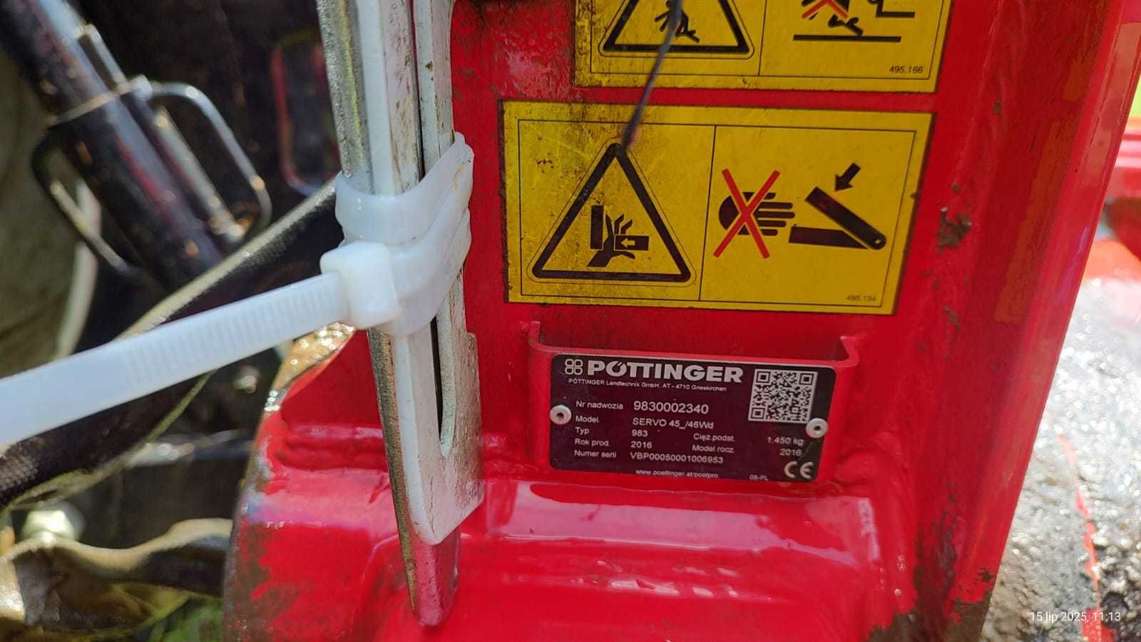 Pług pottinger servo 45 2016