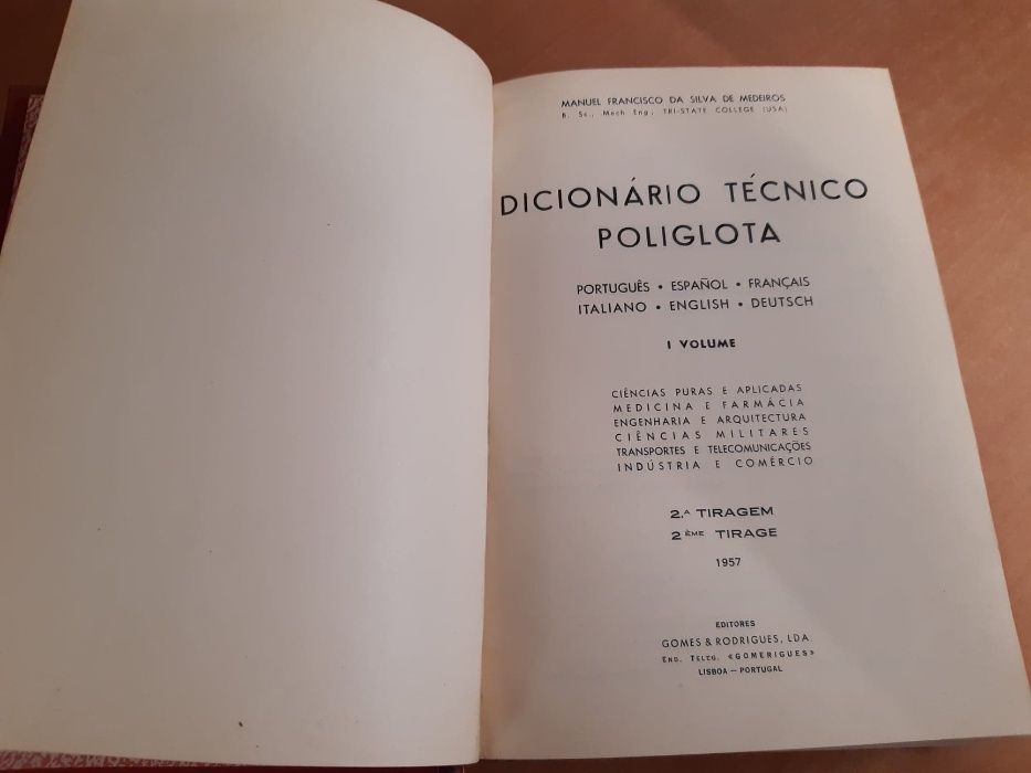 Dicionario do Poliglota em Portugues