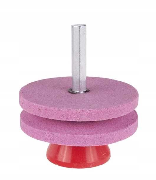 Ostrzałka do noży kosiarki na wiertarkę Geko 2x53mm HEX