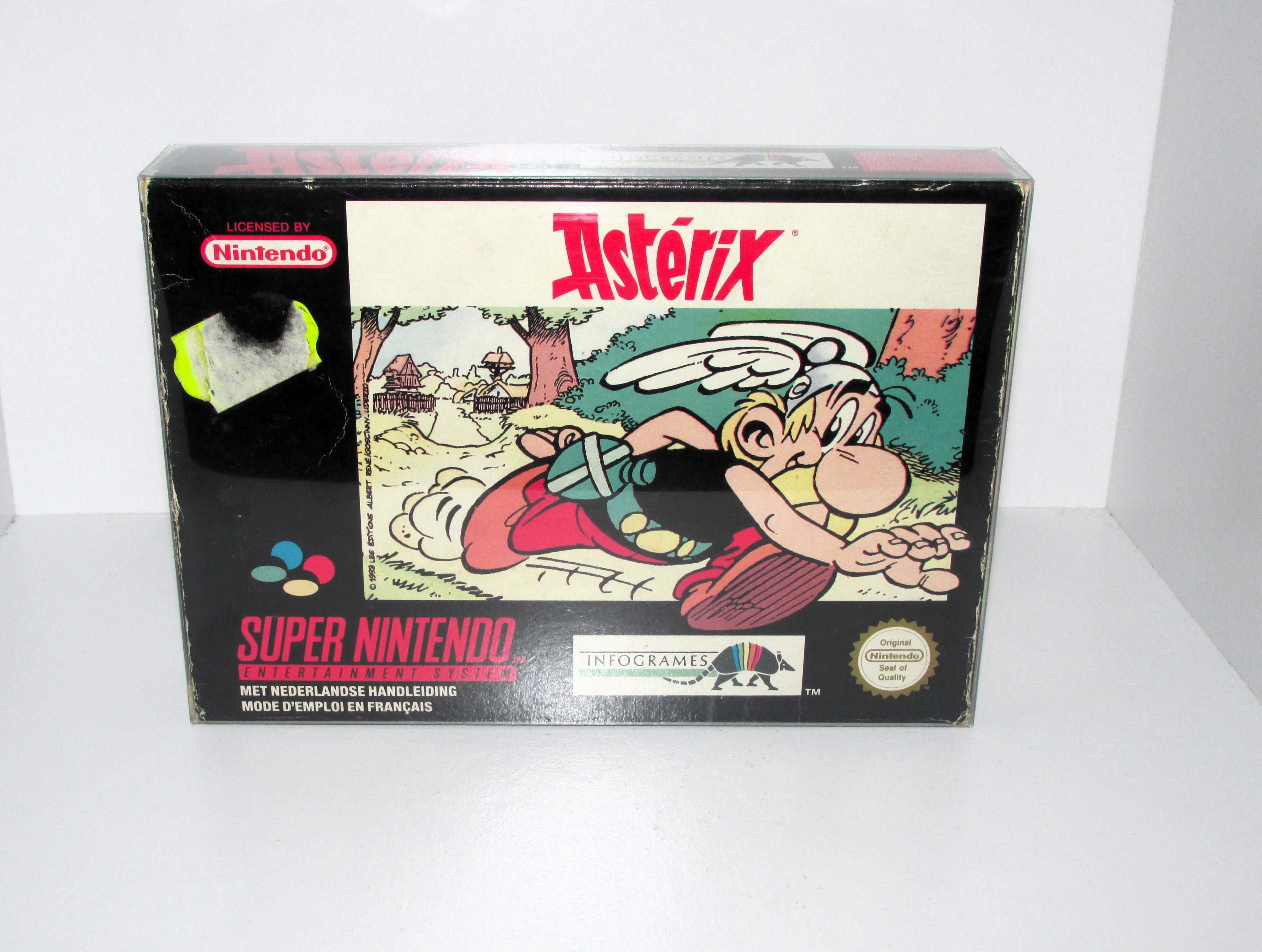 Astérix PAL SNES CIB Original "Versão Portuguesa" 1995