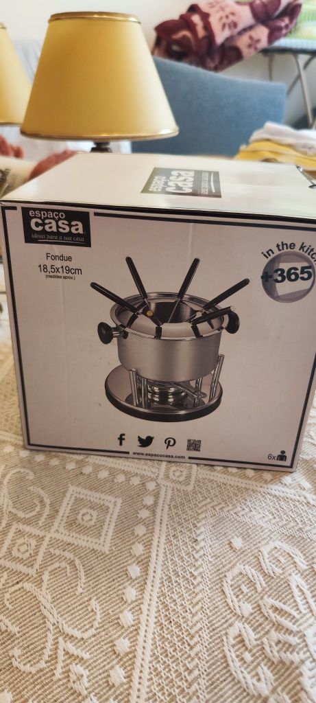 Fondue doméstico NOVO