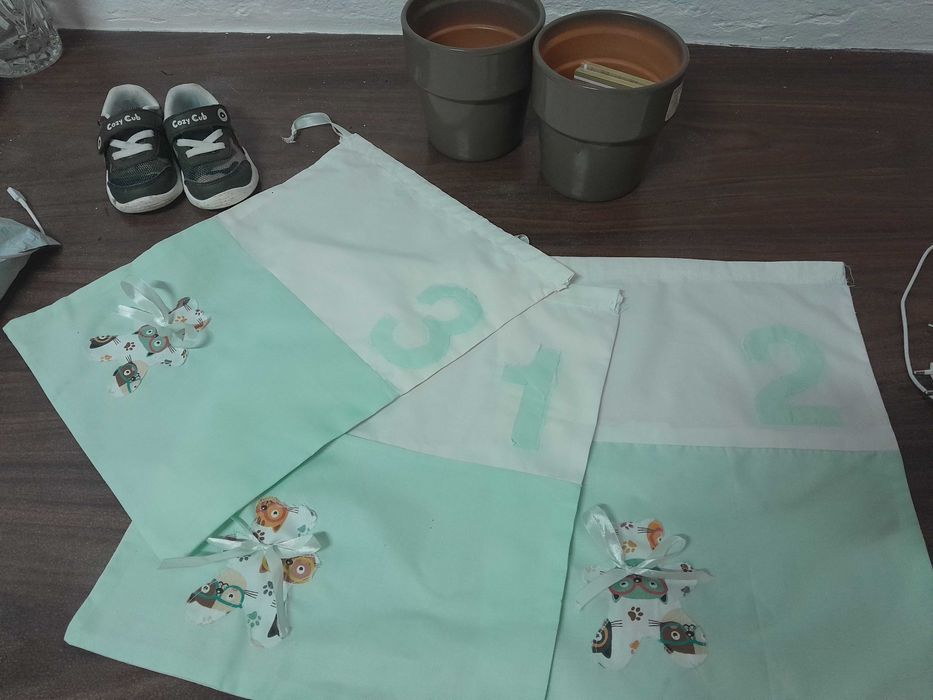 Conjunto saquinho maternidade