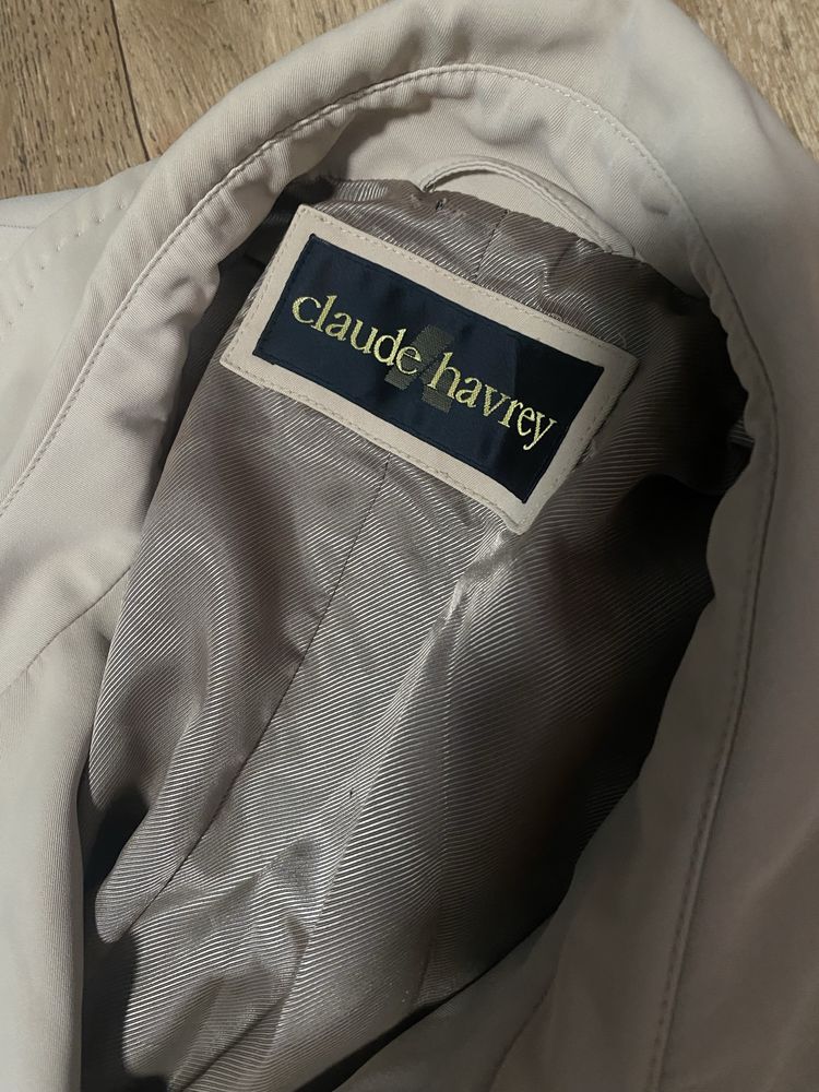 тренч вінтажний claude havrey