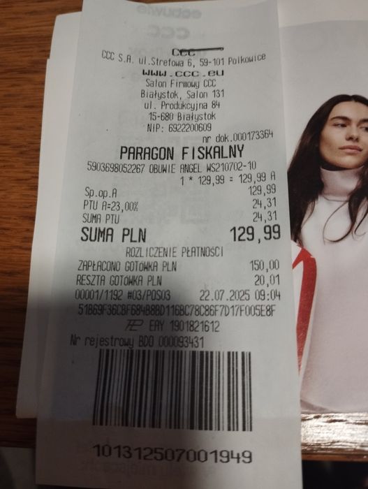 Buty ecru, użyte jeden raz