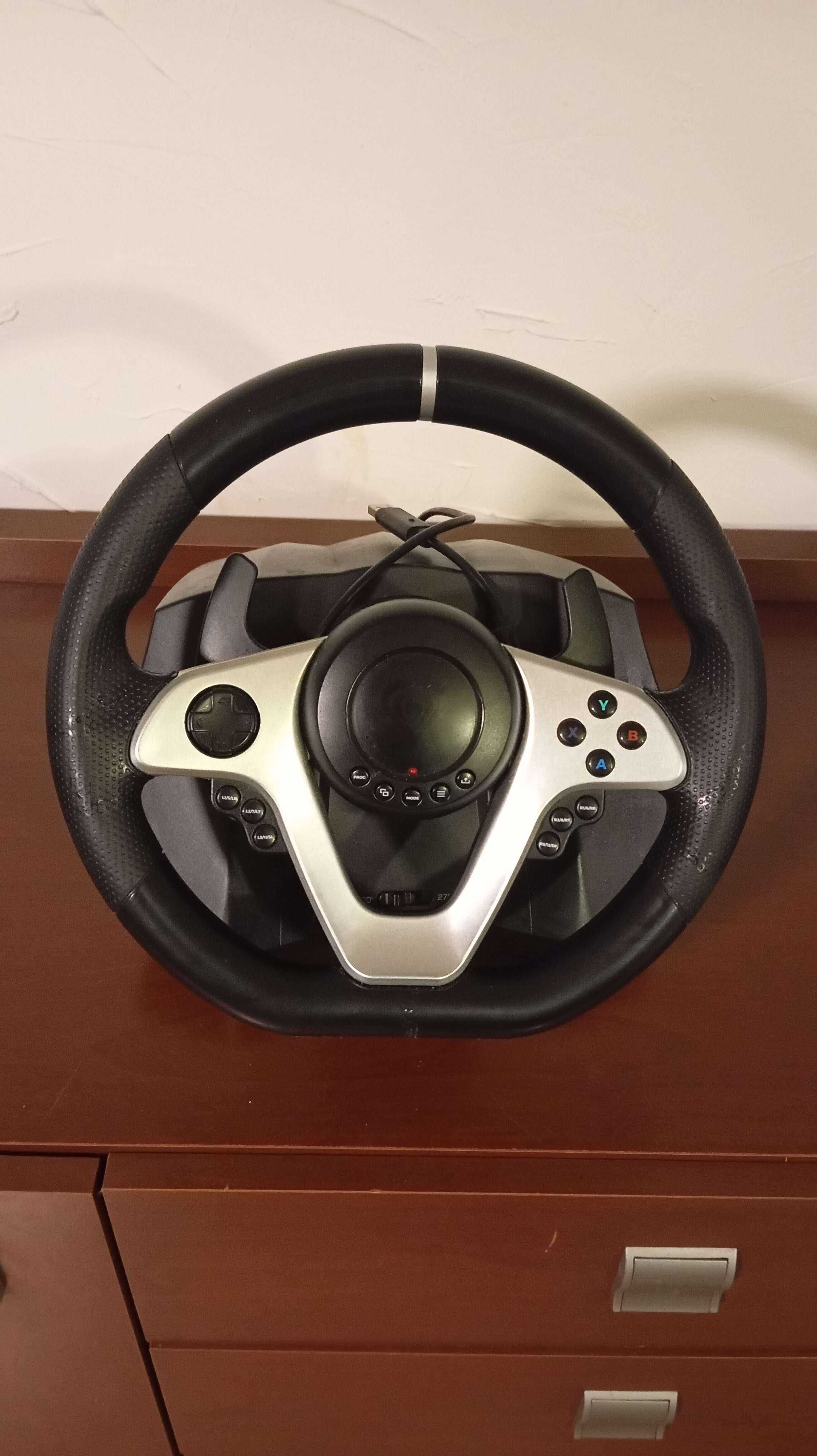 Kierownica Genesis Seaborg 400 + Shifter Logitech + Adapter USB