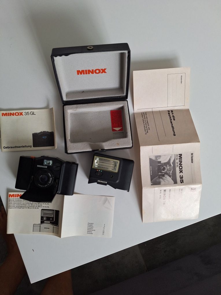 Mikro aparat analogowy MINOX 35GL + MINOX  FC 35