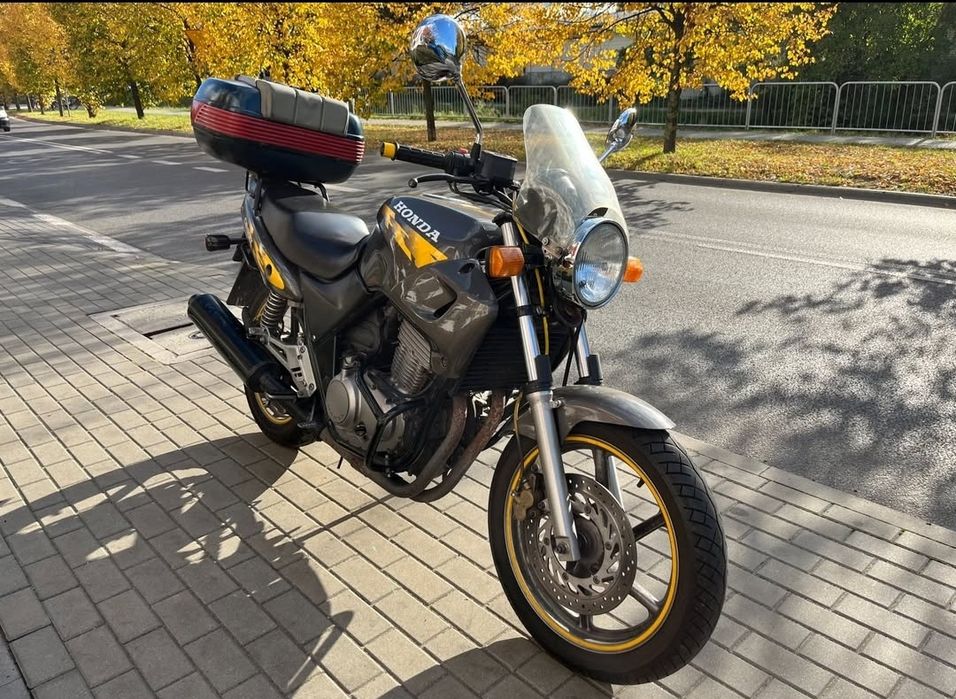 Honda CB 500 kufer klatka na silnik szyba Fajny Stan  po regulacji