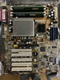 Motherboard ASUS P4T, Pentium 4 e RAM