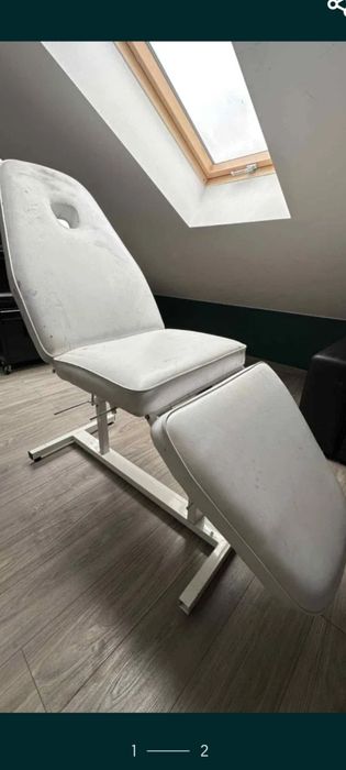 Fotel kosmetyczny łóżko kosmetyczne stabilne solidne