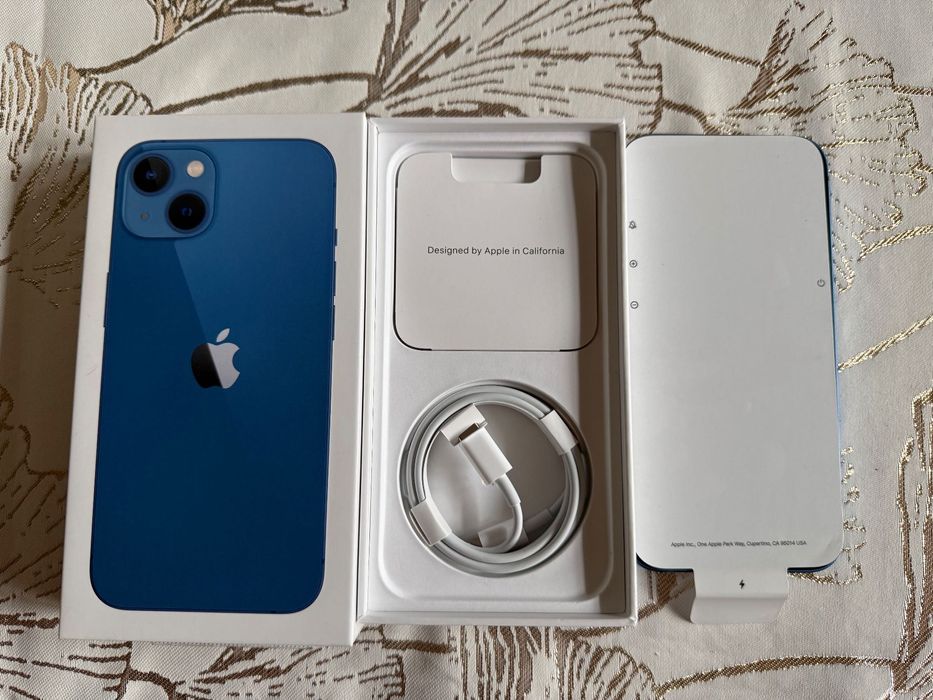iPhone 13 nowy, 128gb, niebieski