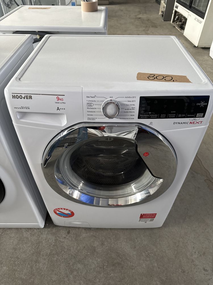 Pralka Hoover 9kg 1400 obr/ min transport gratis 6 miesiecy gwarancji
