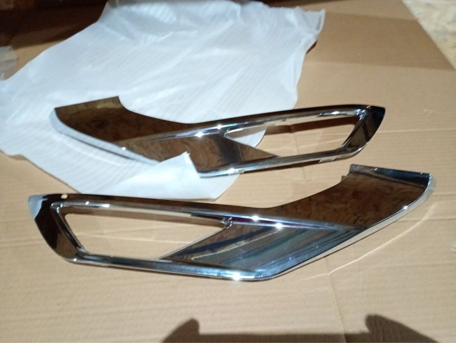 Хром накладка бампера OUTLANDER 2021 2022 2023 птф