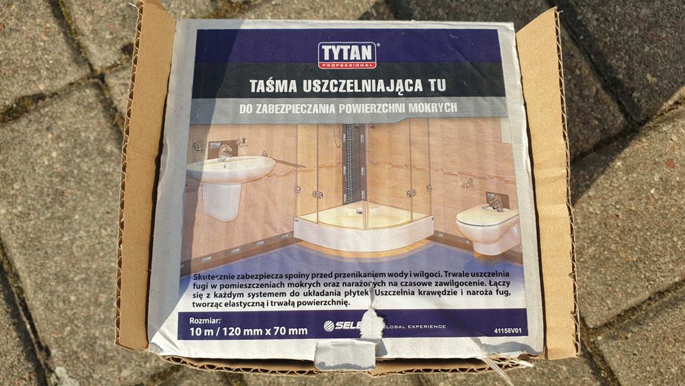 taśma uszczelniająca Tytan Tu 120 x 70 mm do powierzchni mokrych