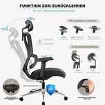 Ergonomiczne krzesło biurowe MELOKEA