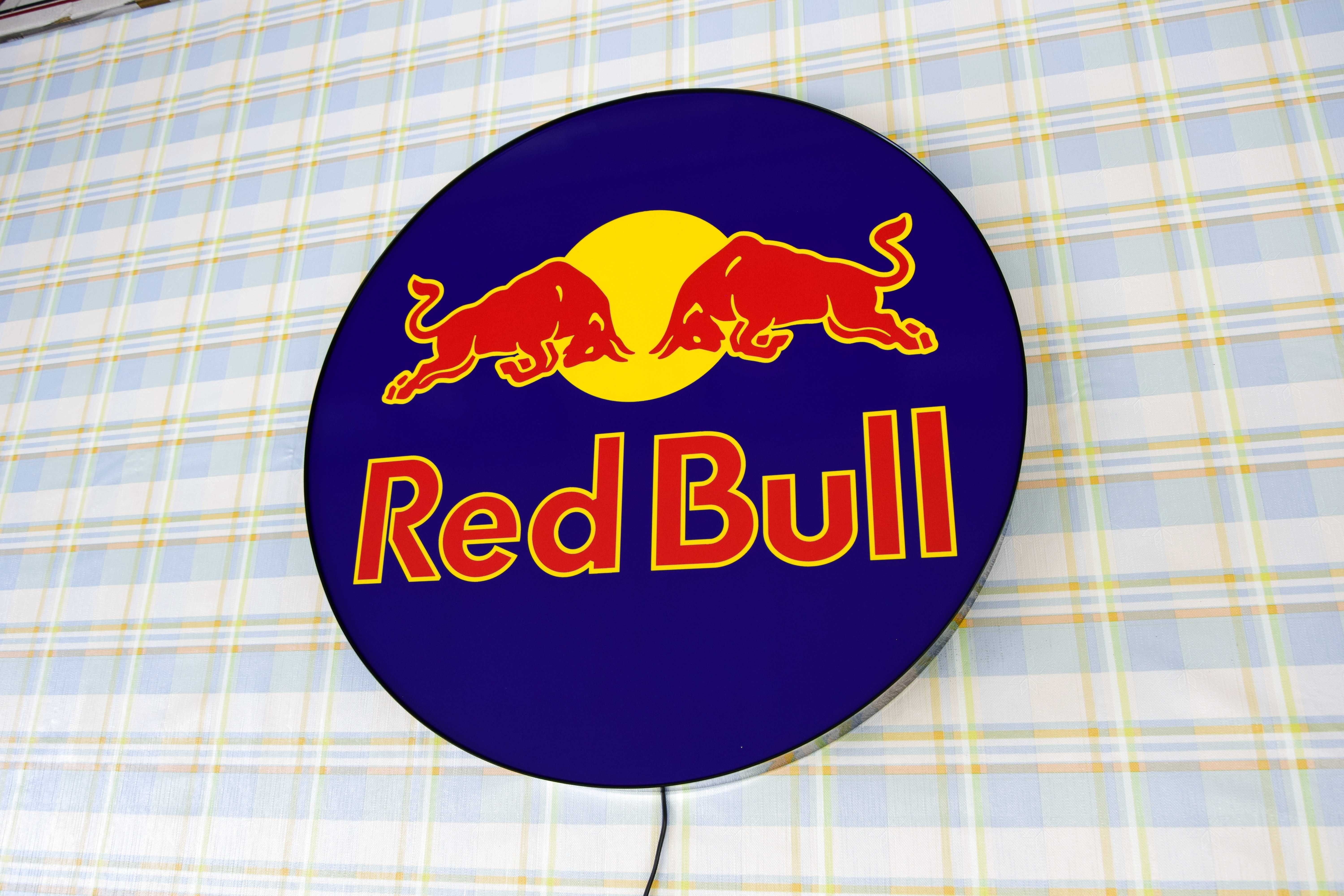 LED Neon RED BULL, Logo świetlne, Reklama, PRODUCENT, Ledon, Szyld