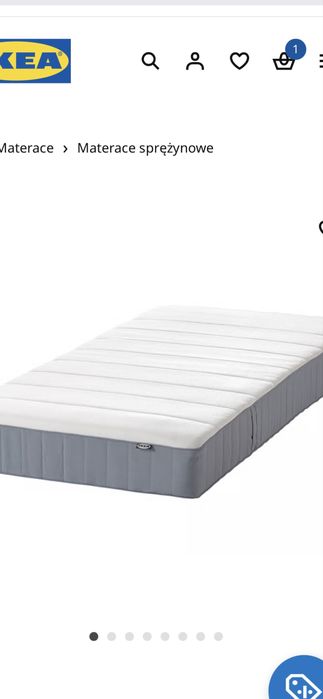 Dwa - Materace sprężynowe 80x200 ikea
