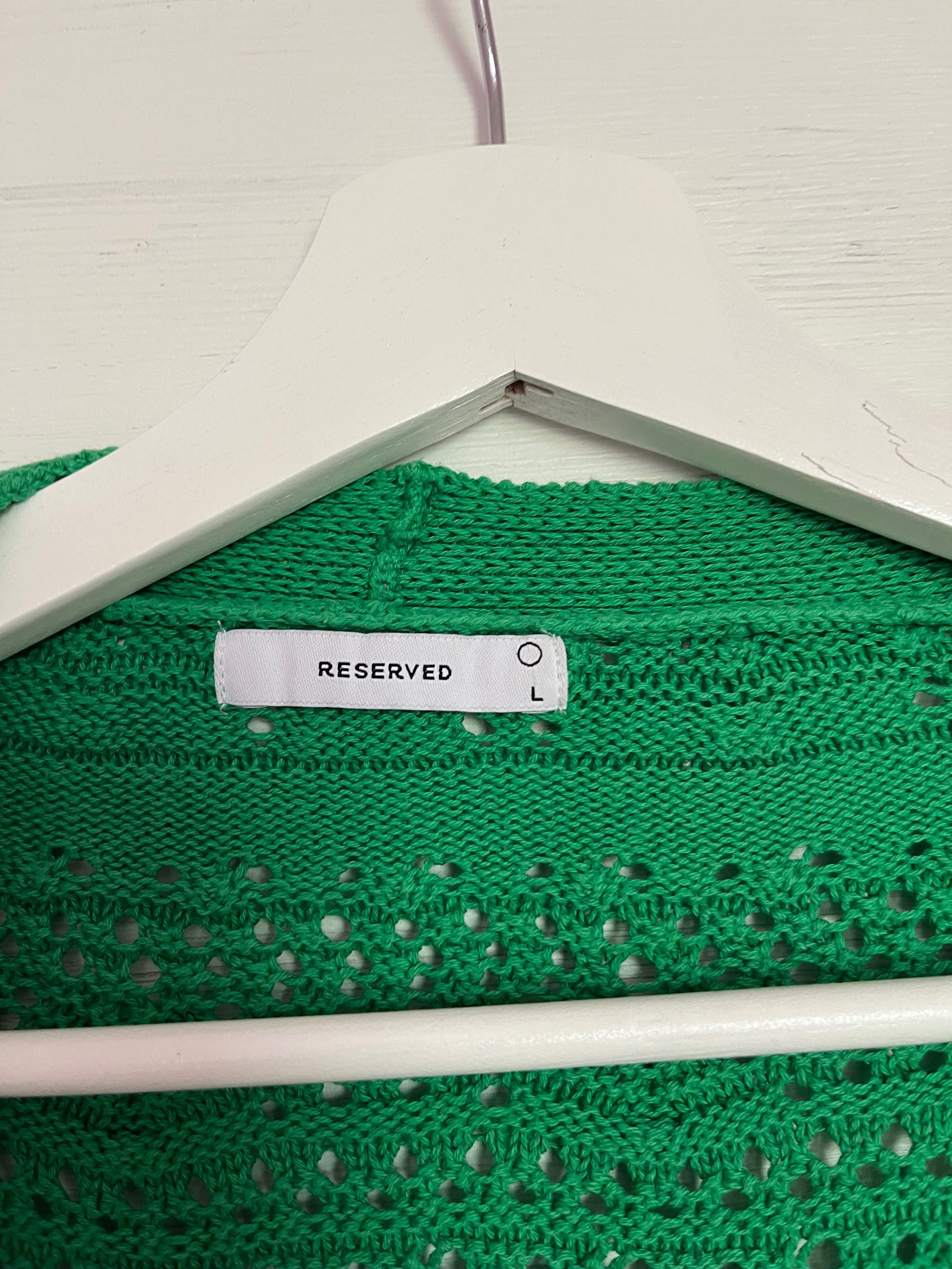 Sweter zielony Reserved Rozmiar M