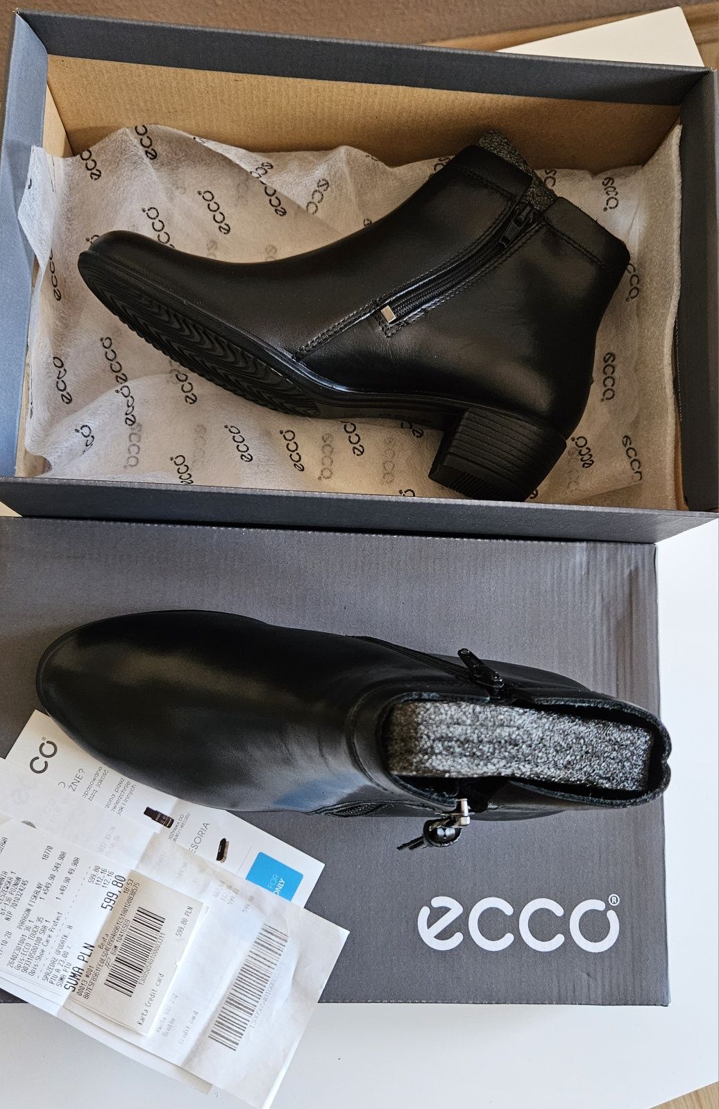 Botki damskie Ecco
