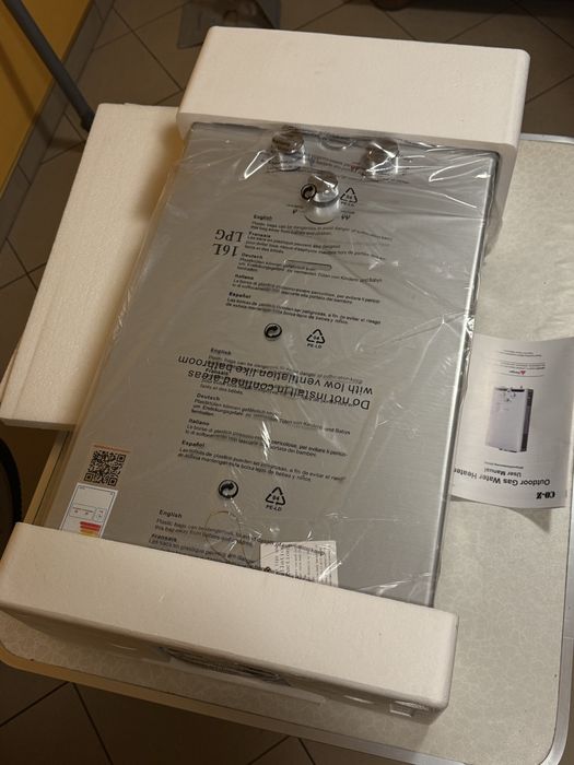 Gazowy Podgrzewacz do Wody LPG 12L Nowy