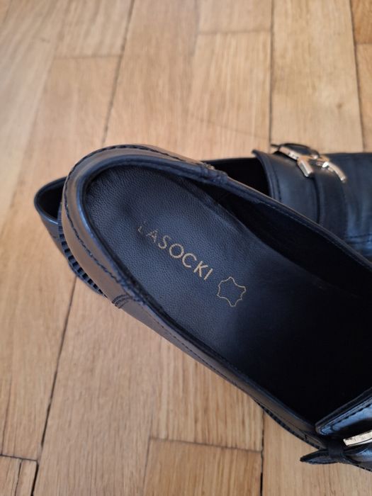 Czarne loafersy Lasocki roz. 39