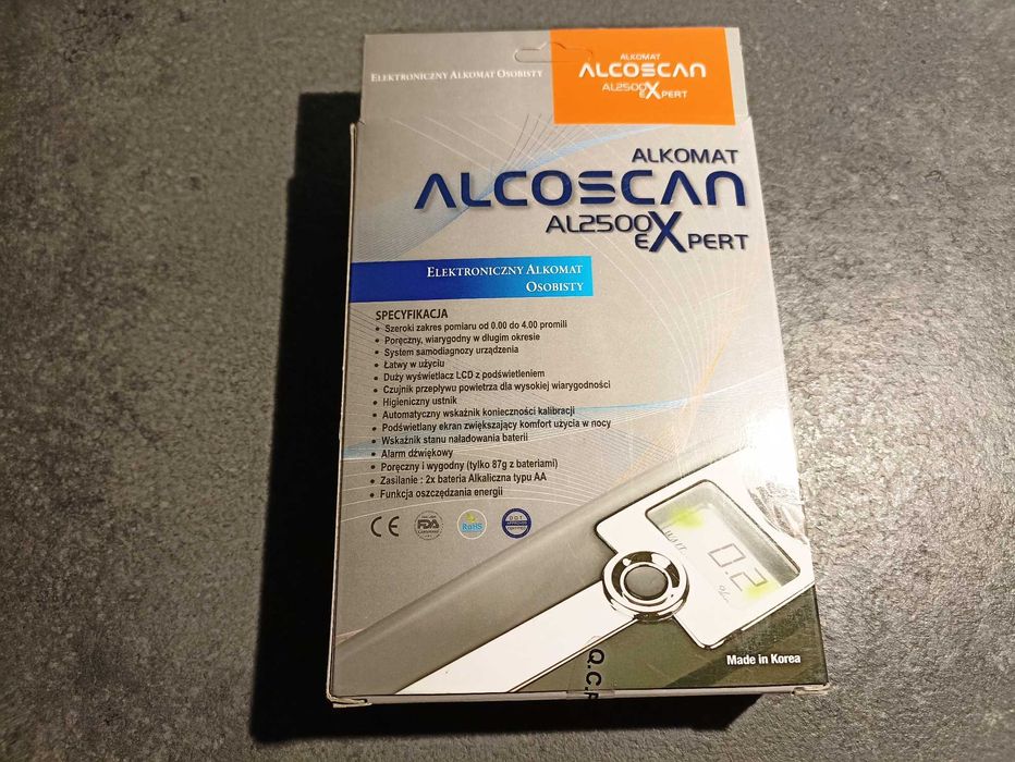 Alkomat ALCOSCAN AL 2500 X - do kalibracji