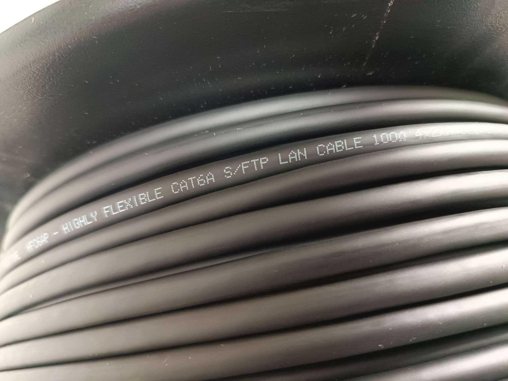 Skrętka mobilna Cat.6A FSTP Neutrik EtherCon RJ45 Kabel na bębnie 80m