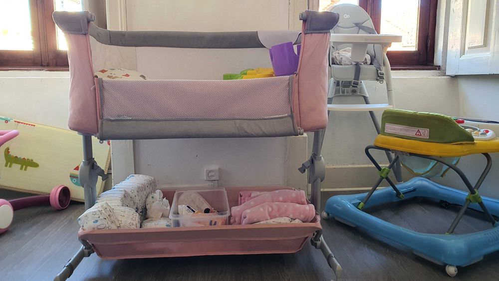 O mini berço como novo
