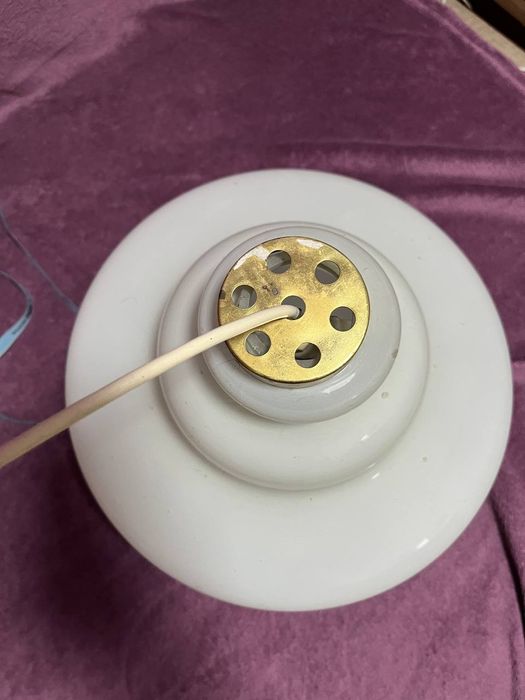 Люстра вінтажна скло