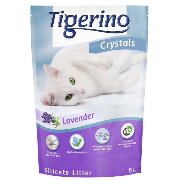 Żwirek dla kota silikonowy Tigerino Crystals Gdańsk