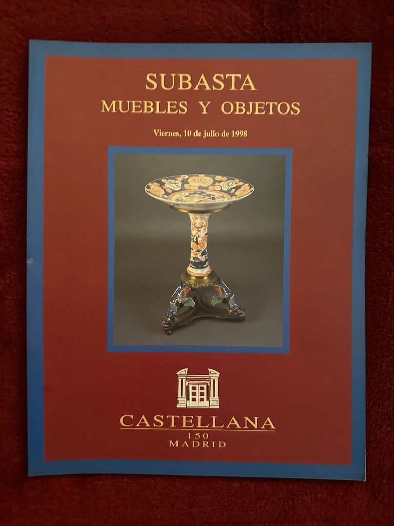 Catálogo de antiguidades antigo