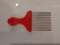 Pente de Afro Vermelho