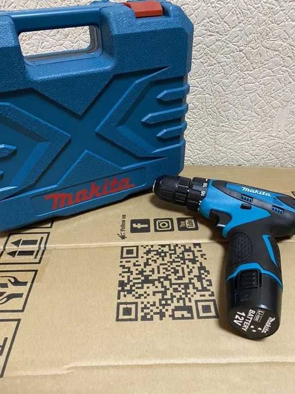 Шуруповерт акумуляторний makita 12v недорого