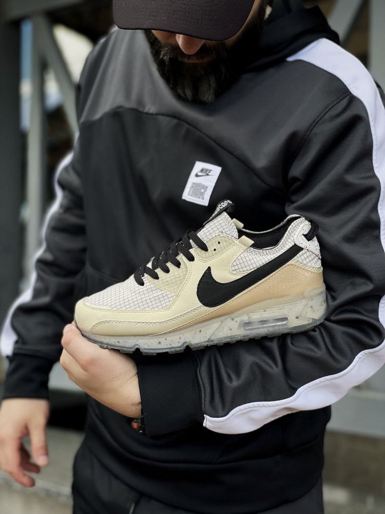 Кросівки Чоловічі Nike Air Max 90 Terrascape Beige Black