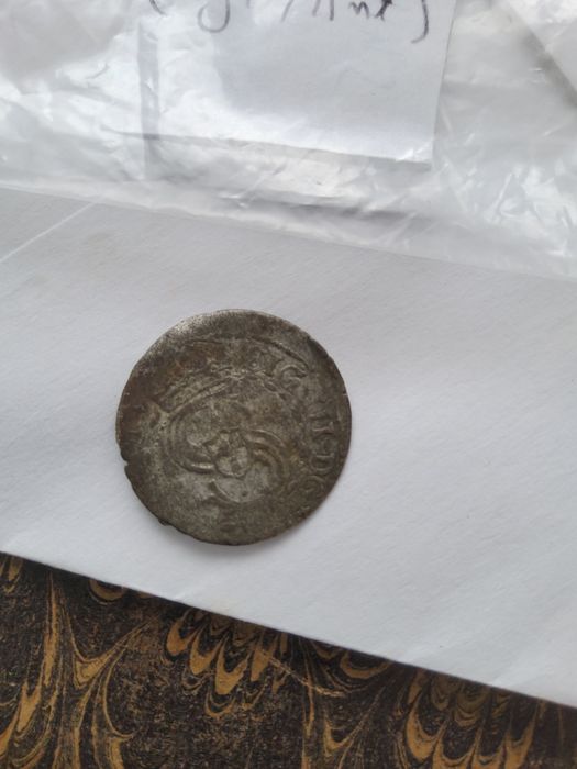 Srebrna moneta z 1605 roku Zygmunt III Waza