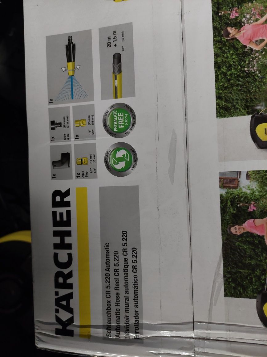 Karcher CR 5.220 wąż ogrodowy AUTOMATYCZNY 20M 1/2