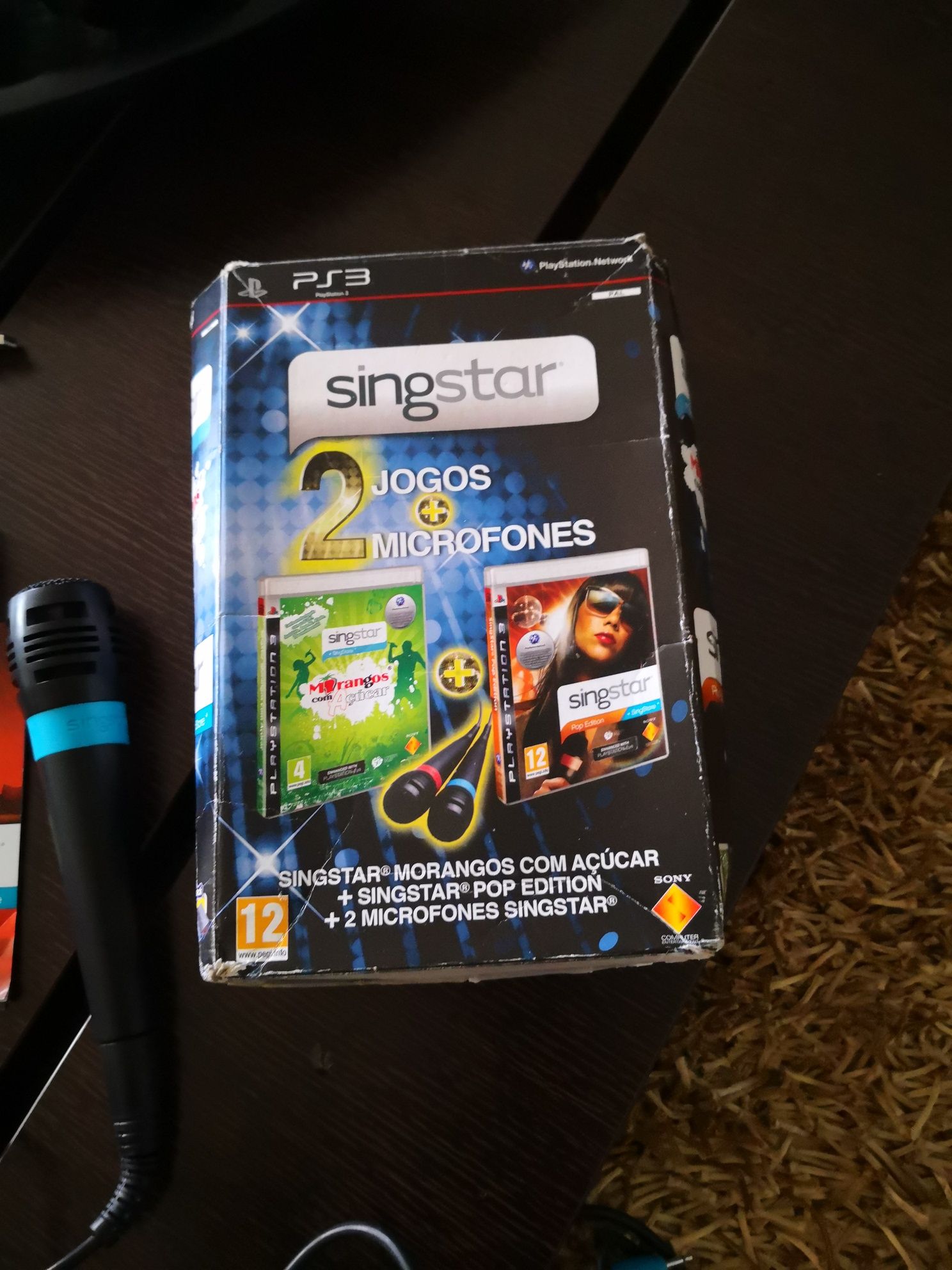 Singstar 2 Microfone para PS3 Karaoke.