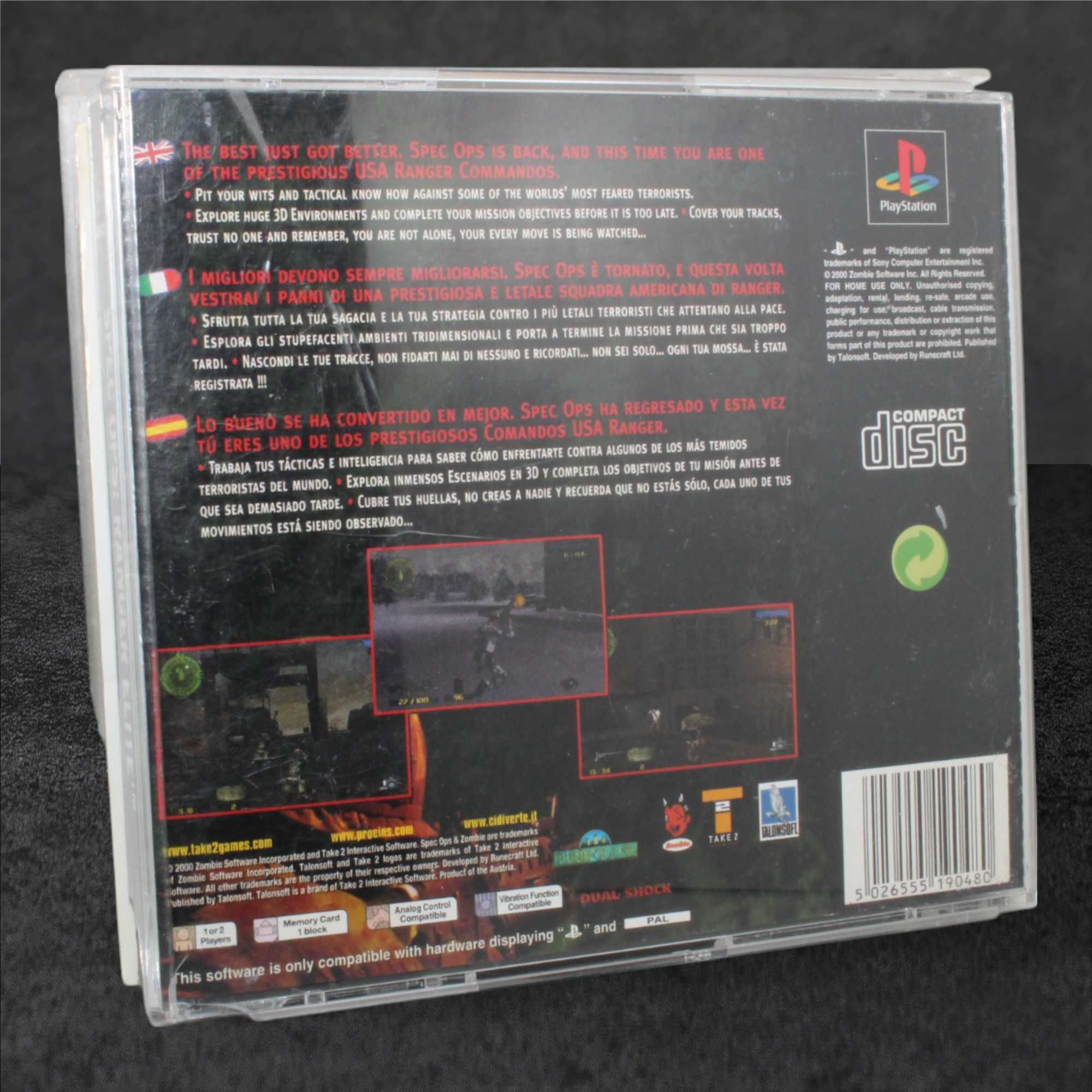 SPEC OPS Ranger Elite ps1 GameBAZA