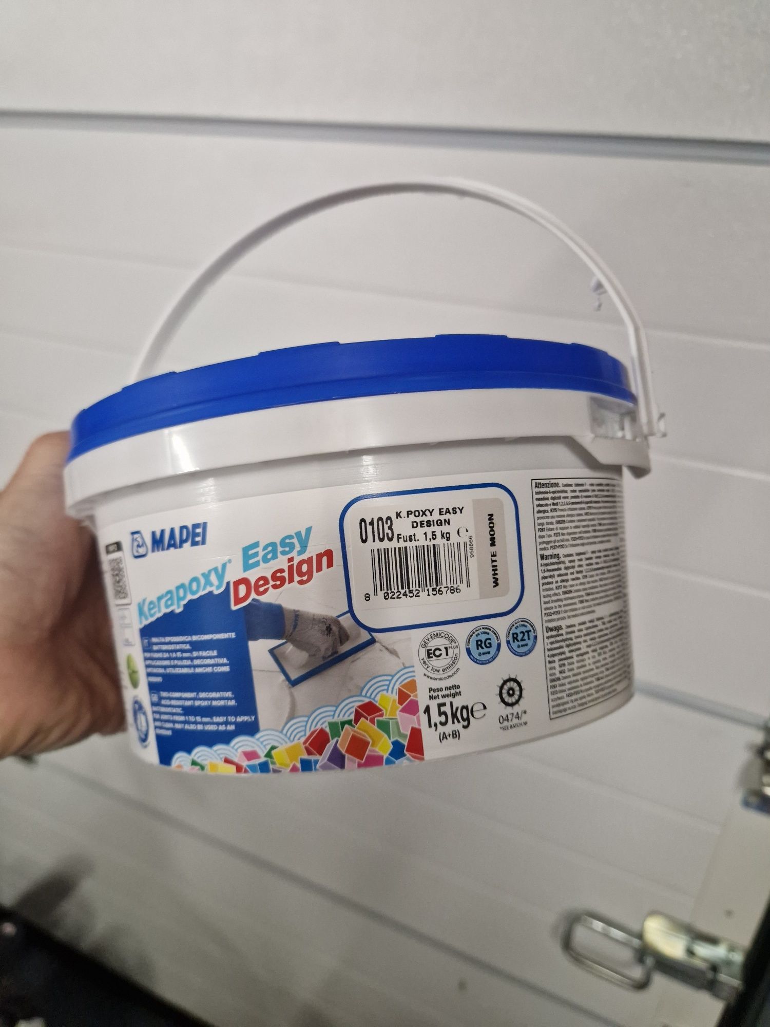 Fuga Mapei Kerapoxy Easy Design  KSIĘŻYCOWA BIAŁA  103 1,5 kg
