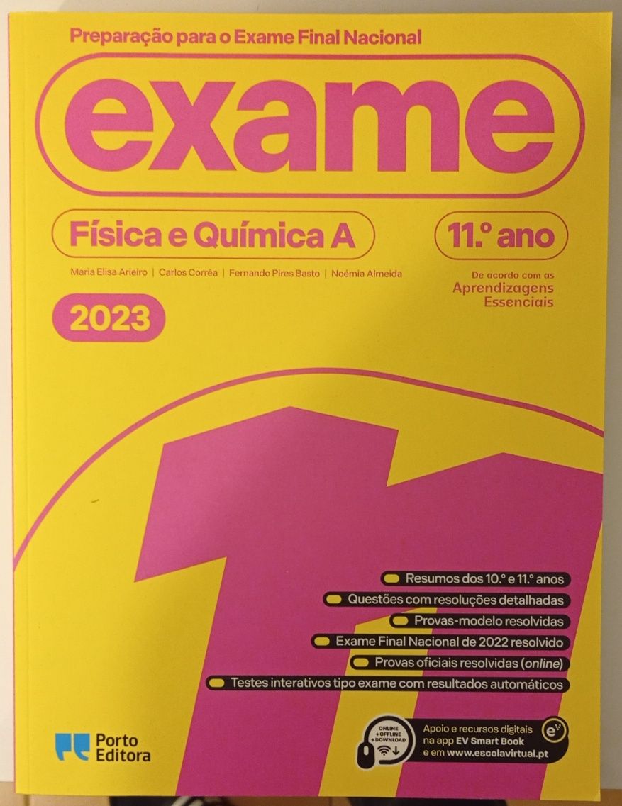 Preparação Exame Final Nacional - Física e Química A - 11.º ano