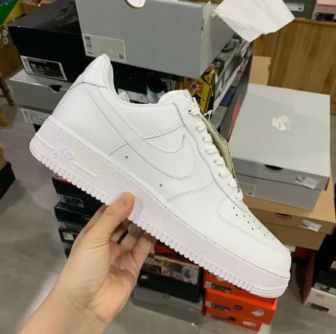 Кроссовки Nike Air Force low white / Найк Аир Форс 41 42 43 44 45 LUX