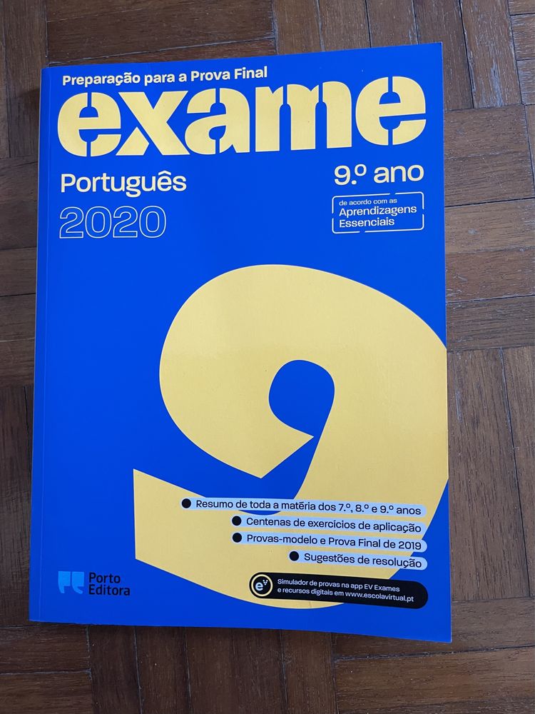 Livro de preparação para exame de Português