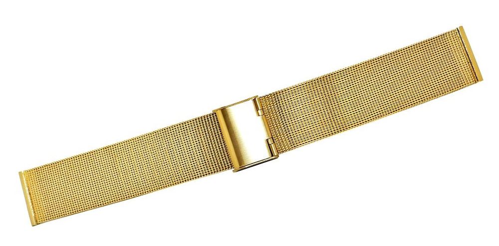 bransoleta siatka złota 20 mm 301g20