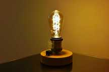 Lampka nocna loft vintage Edison USB ładowarka